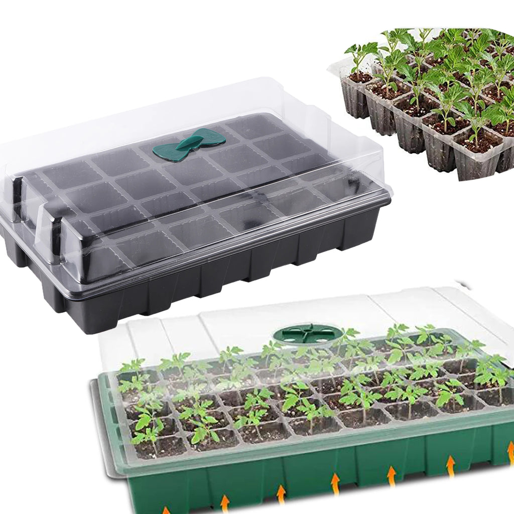 24-hole Seedling Tray Wheatgrass Germination Tray Plant Germination Pot Garden Planting Tools Vegetable Planting Tray Pot