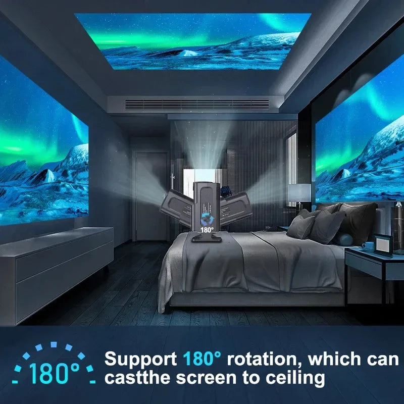 2025 4K Android 11 Projector Native 1080P 390ANSI HY320 mini Dual Wifi6 BT5.0 1920*1080P Cinema portable Projetor upgrated HY300
