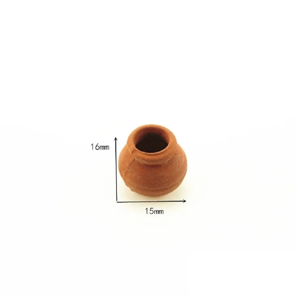 2PCS Mini Flower Pots Ceramic Clay Succulent Plants Pot For Plant Wedding Decoration Craft Handicrafts Garden Orchards Home