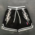 American Retro Embroidered Sports Shorts Men's Loose Casual Simple Personalized Four-point Basketball Pants Male Sportswear