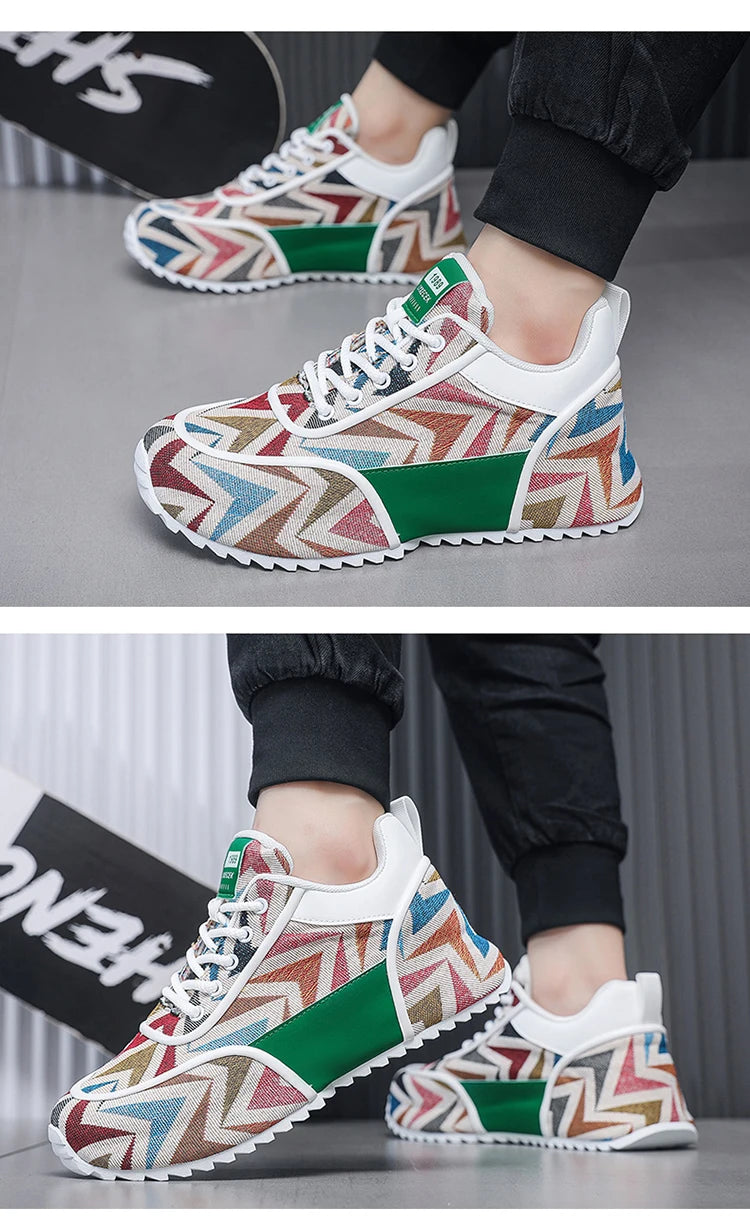 Chunky Sneaker Plus Size 45 46 47 48 Men Designer Shoes Fashion Casual Leather Mesh Breathable Increased Internal Platform Shoes