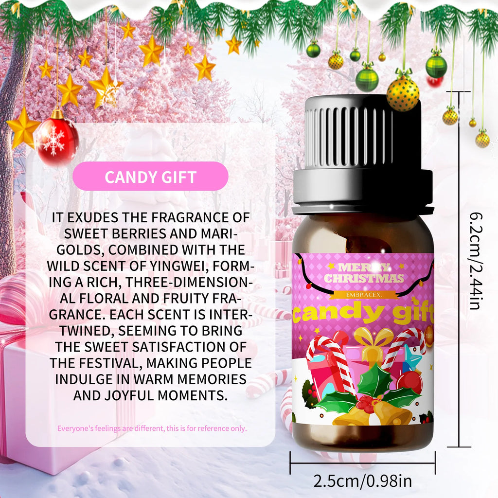 10ml Candy Gifts Essential Oil For Candle Scents Soap Making & Diffuse Scents Gift Set For For Christmas Day