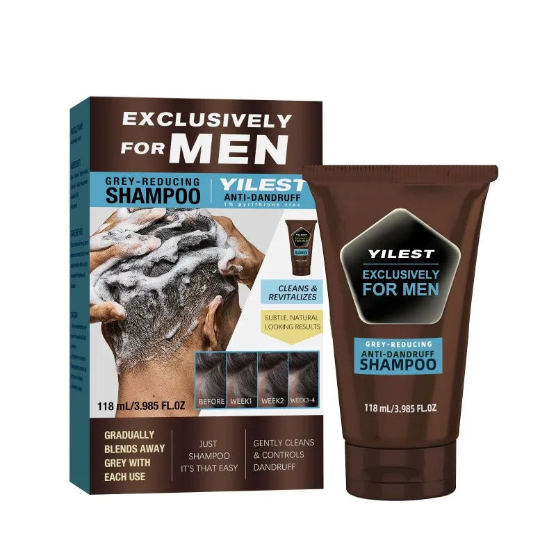 Anti Dandruff Shampoo Deep Clean Nourish Hair Roots Darken Hair Strengthen Hair 118ml Moisturizing Scalp Care Shampoo