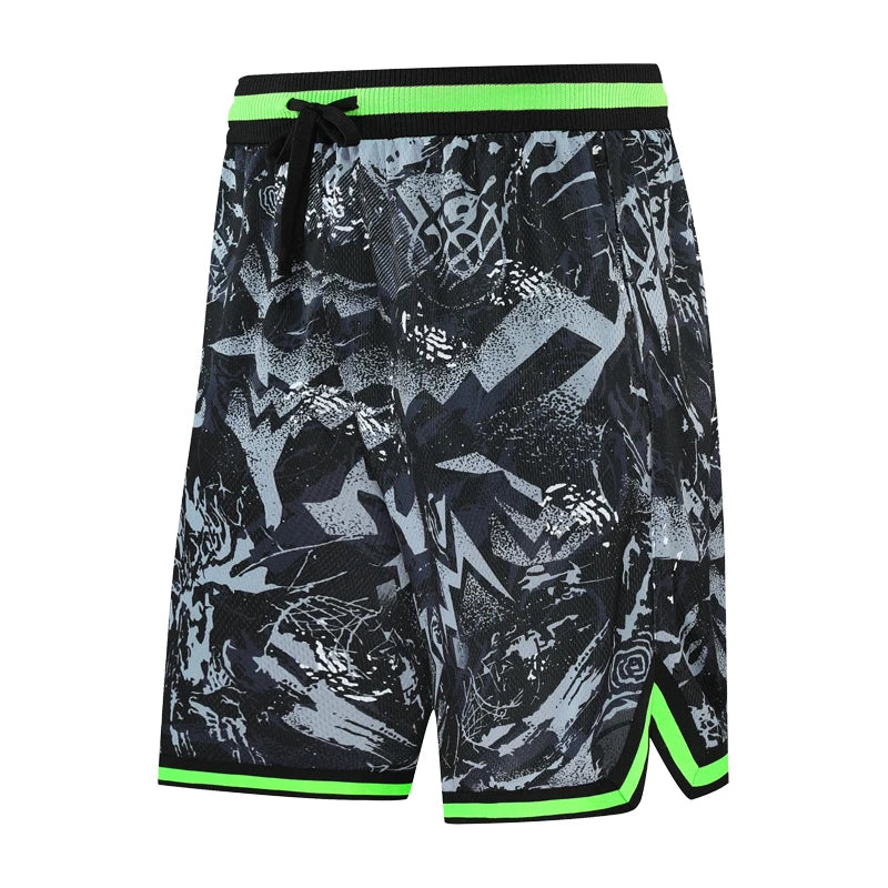 Basketball Pockets Shorts Outdoor Men Sporting Beaching Bottoms 3D Print Traning Bodybuilding Breathable Gym Running Short