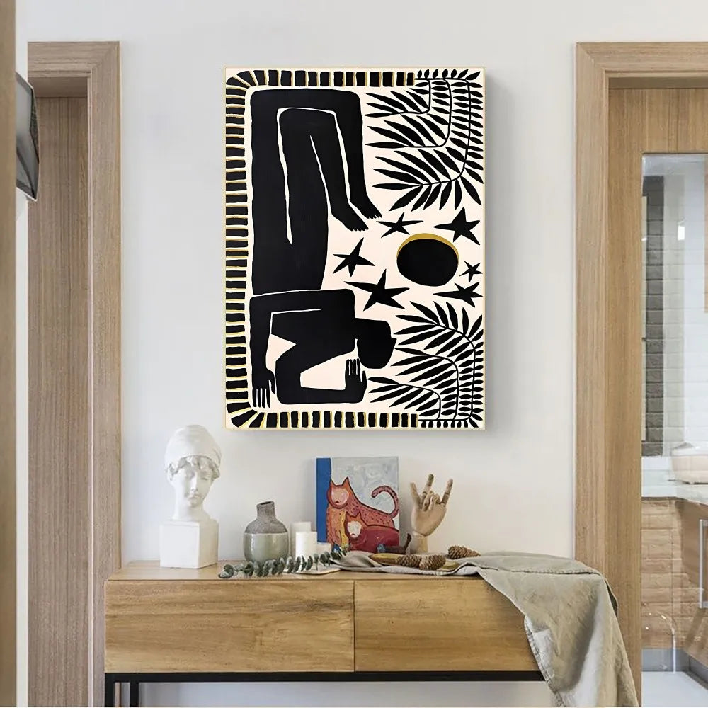 Ancient Egypt Abstract Anime Poster No Framed Kraft Club Bar Paper Vintage Poster Wall Art Painting Bedroom Study Stickers