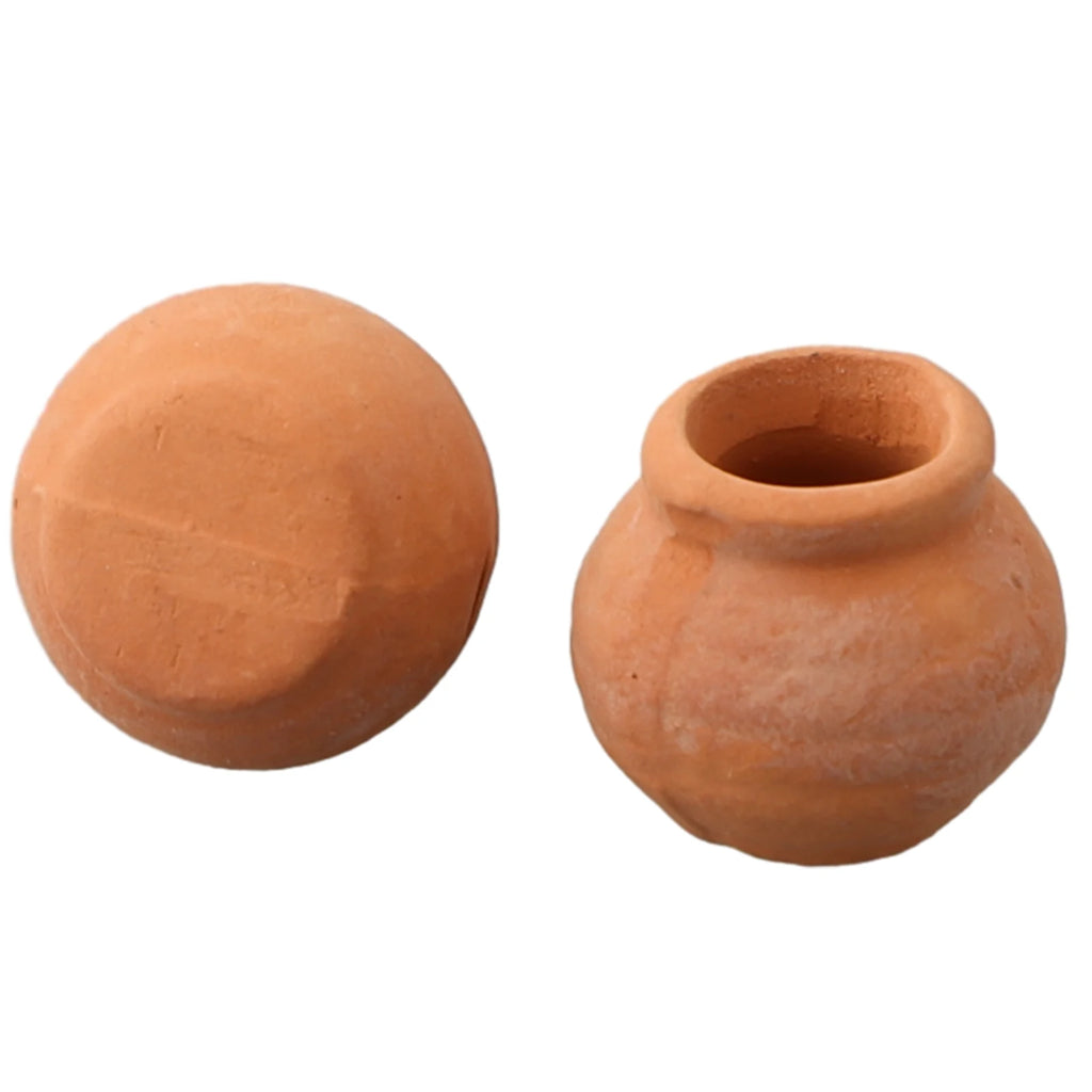 2PCS Mini Flower Pots Ceramic Clay Succulent Plants Pot For Plant Wedding Decoration Craft Handicrafts Garden Orchards Home