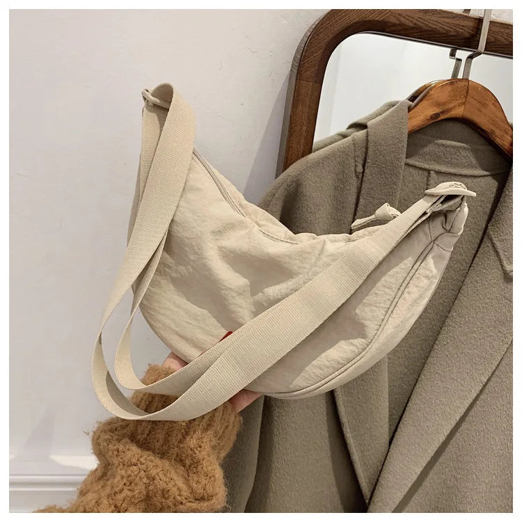 Convenient casual nylon women's crossbody bag shoulder bag large capacity handbag women's travel shopping bag women's wallet