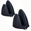 1Pair Oven Mitts Silicone Heat Resistant Pinch Mitts Anti Scalding Non Slip Gloves Clips Pot Holder Cooking Baking Oven Mitts