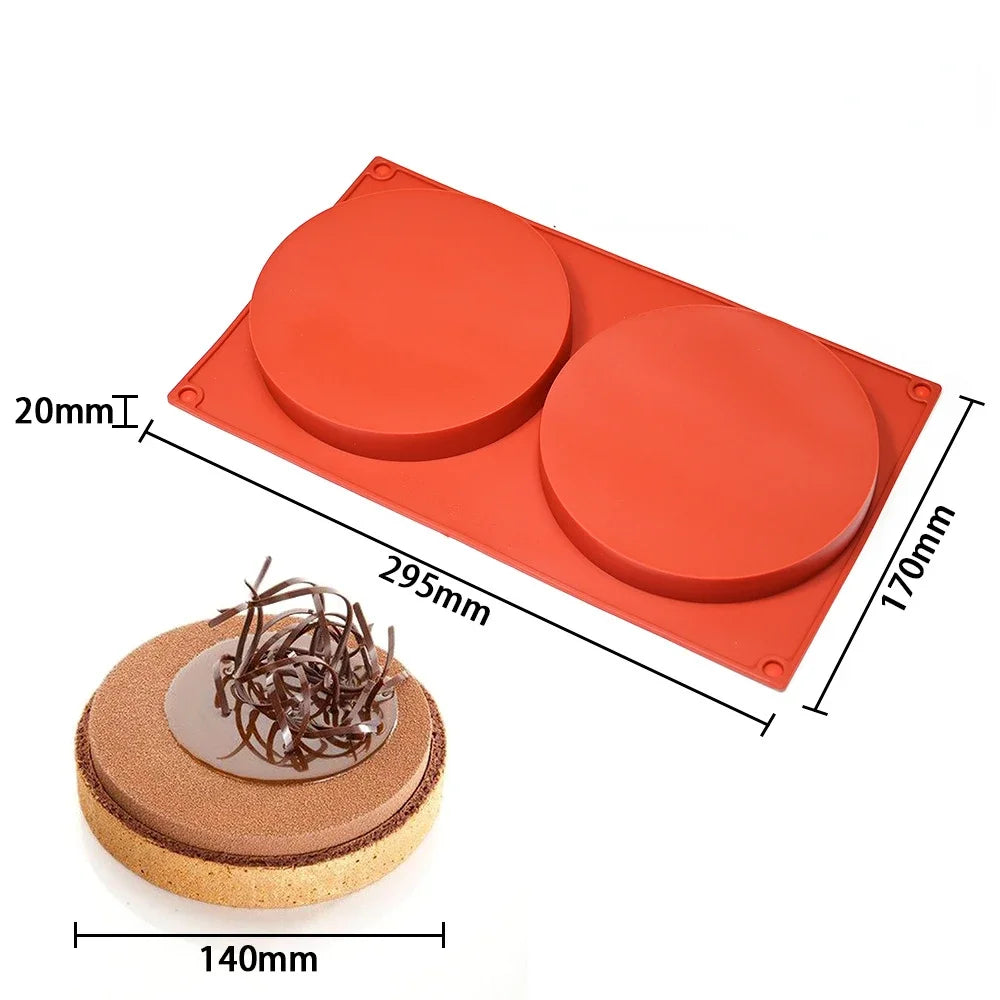 Cylinder Silicone Mold for Soap Jelly Pudding Resin Chocolate Cookie Mold hocolate Covered Sandwich Tool Candy Cake Baking Pan