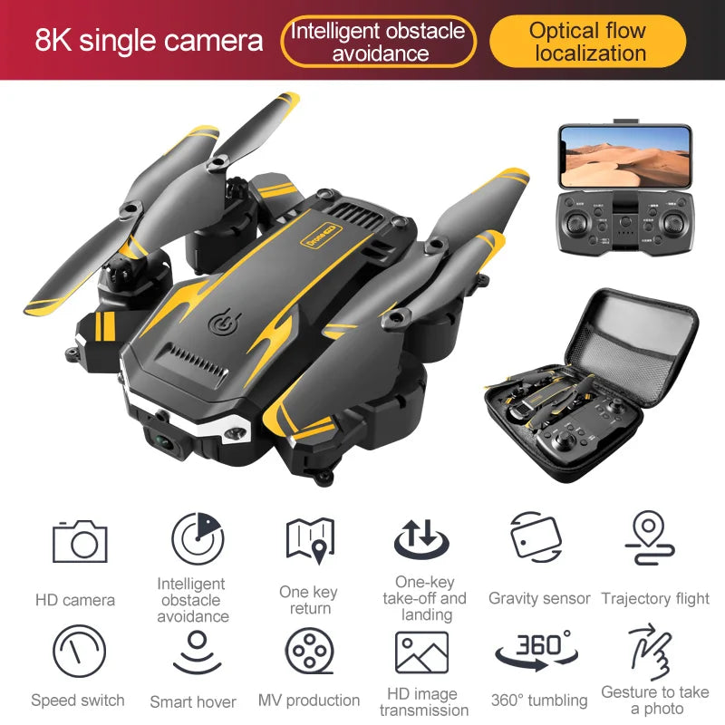 2025 NEW S6 Drone 5000M 8K 5G Professional Aerial Photography HD Wifi FPV Avoiding Flow Obstacles Four Rotors Helicopter Toy