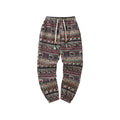 Cotton Blend Men's Casual Drawstring Ethnic Style Graphic Print Breathable LightWeight Pants With Pockets For Outdoor Activities
