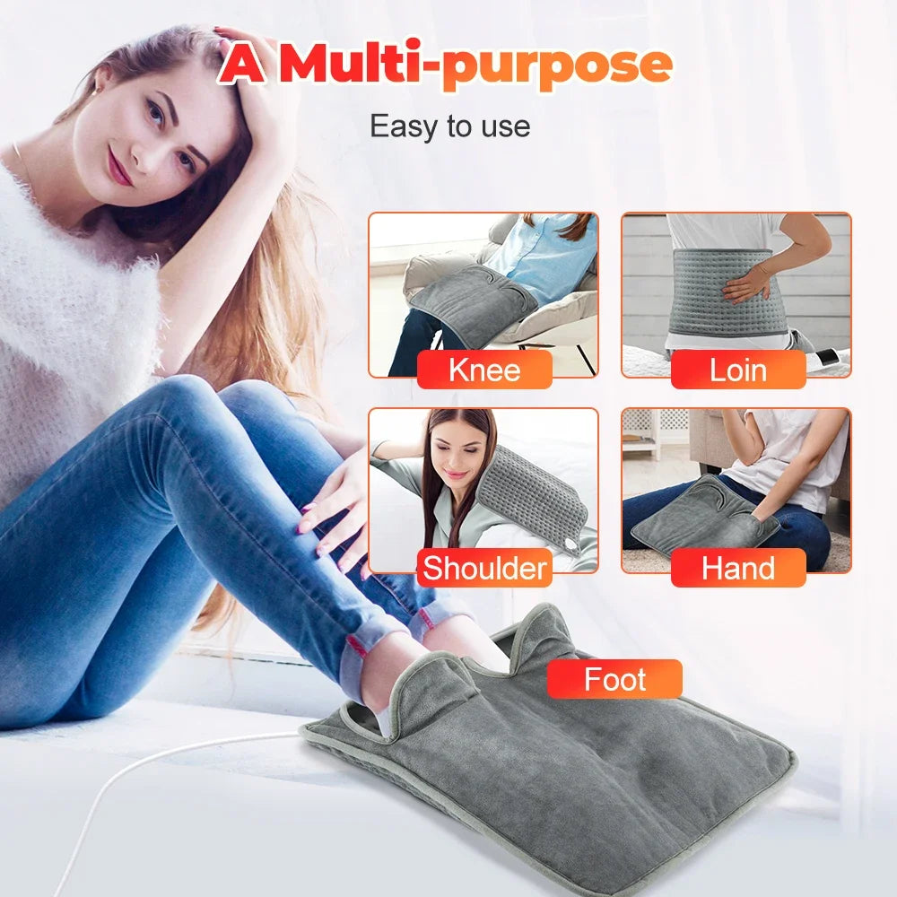 Electric Foot Heating Pad 9-Gear Heating Temperature USB Charging Feet Heater Warmer Pad Winter Warming Mat Improve Sleeping
