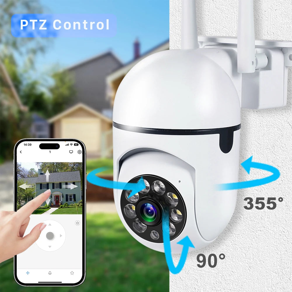 A7 WiFI IP Smart Camera 1080P HD Color Night Vision Wireless Home Security Camera 2-WWay Sound And Motion Push Notification