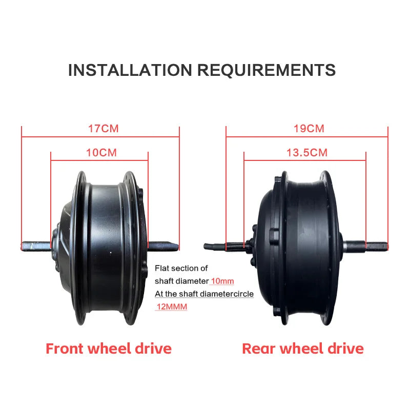 Electric Bike kit with ebike electric bicycle kit 20 26'' 27.5 700C 500W Front Rear Electric Wheel Hub Motor