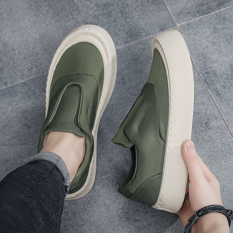 Men's Shoes Summer 2025 New Breathable Fashion Trend Versatile Casual Cloth Shoes Slip on Comfortable Lightweight Sport Sneakers