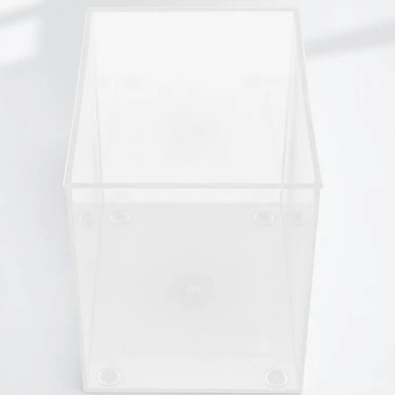 Desktop Aquarium Small Fish Tank for Betta Rimless Clear Plastic Tank Household Multi-Use Aquarium for Indoor Decoration