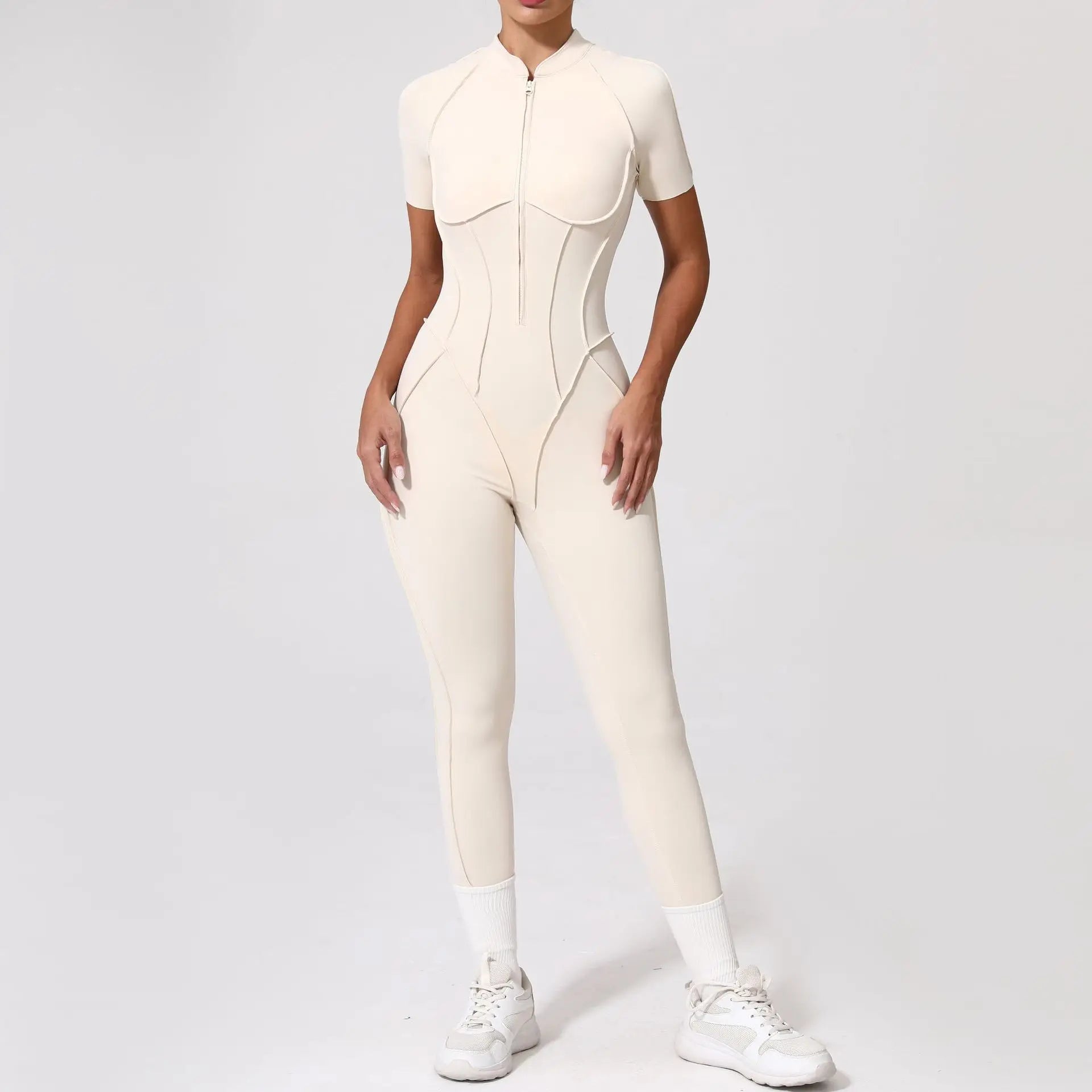 2025 New Style Women Yoga Apparel Workout Suit Gym Clothing Outdoors Sports Suit Short Sleeves Long Pants Suit Fitness Suit Set
