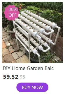 12 Holes-Hydroponic System Kits Indoor Soilless Cultivation Equipment LED Plant Growth lamp Vegetable fruit herb Planting Box