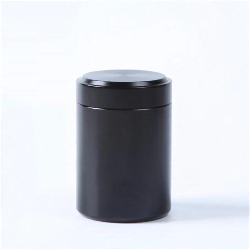 60ML Solid Color Airtight Smell Proof Container Aluminum Alloy Herb Stash Metal Sealed Can Tea Jar Storage Boxes