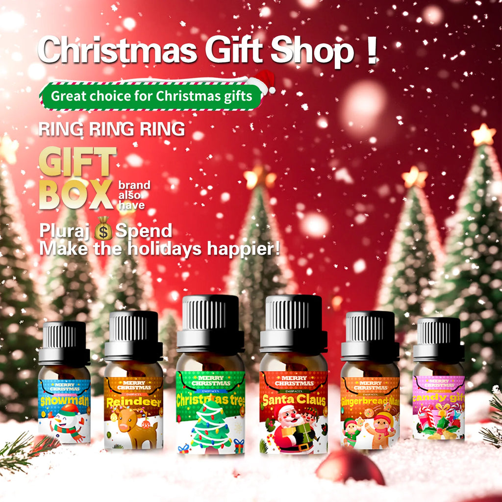 10ml Candy Gifts Essential Oil For Candle Scents Soap Making & Diffuse Scents Gift Set For For Christmas Day