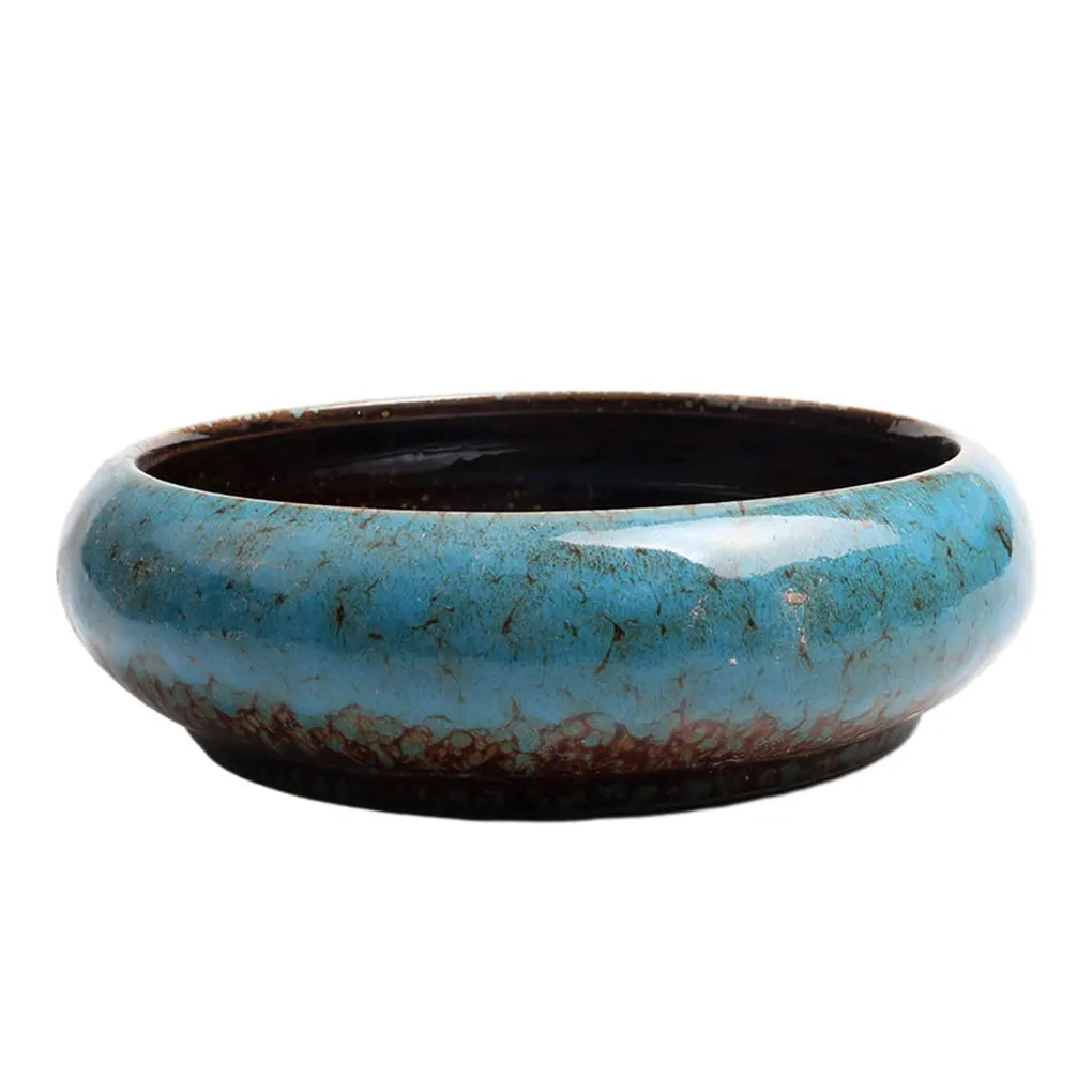 Ceramics Vintage Ceramic Glazed Bonsai Pot Creative And Durable For Plant Lovers Flowers Herbs
