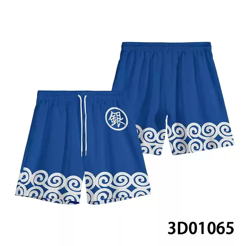 2026 Summer Loose Strawberry Shorts Mayonnaise Beach Shorts Men Swim Trunks Drawstring Waist Quick Dry Cartoon Pants Streetwear