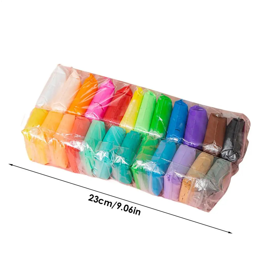Colored Clay Child Modelling Craft Children Air Dry Clay With Hand Tools Stimulate Kids Early Learning Activities Interactive