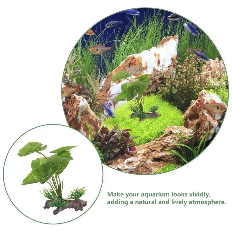 Aquarium Simulation Plant Aquatic Plants Artificial Aquarium Plant Realistic Reptile Terrariums Plants Fish Tank Decoration