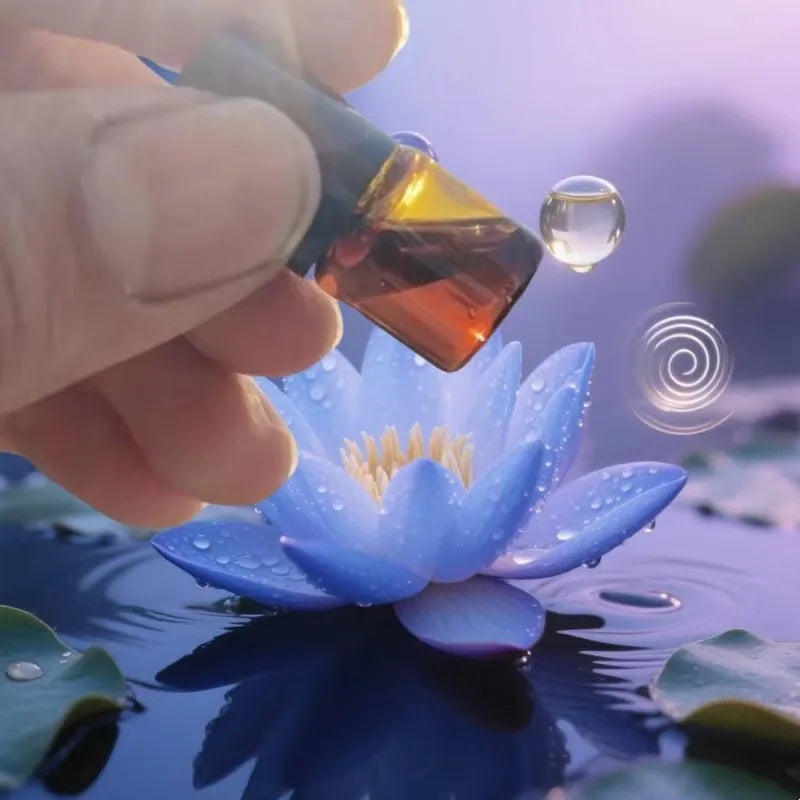 Aromatherapy Pure Natural Blue Lotus Fragrance Oil for Handmade Soap, Skin Safe, Perfume Diy, Candle Making Supplies