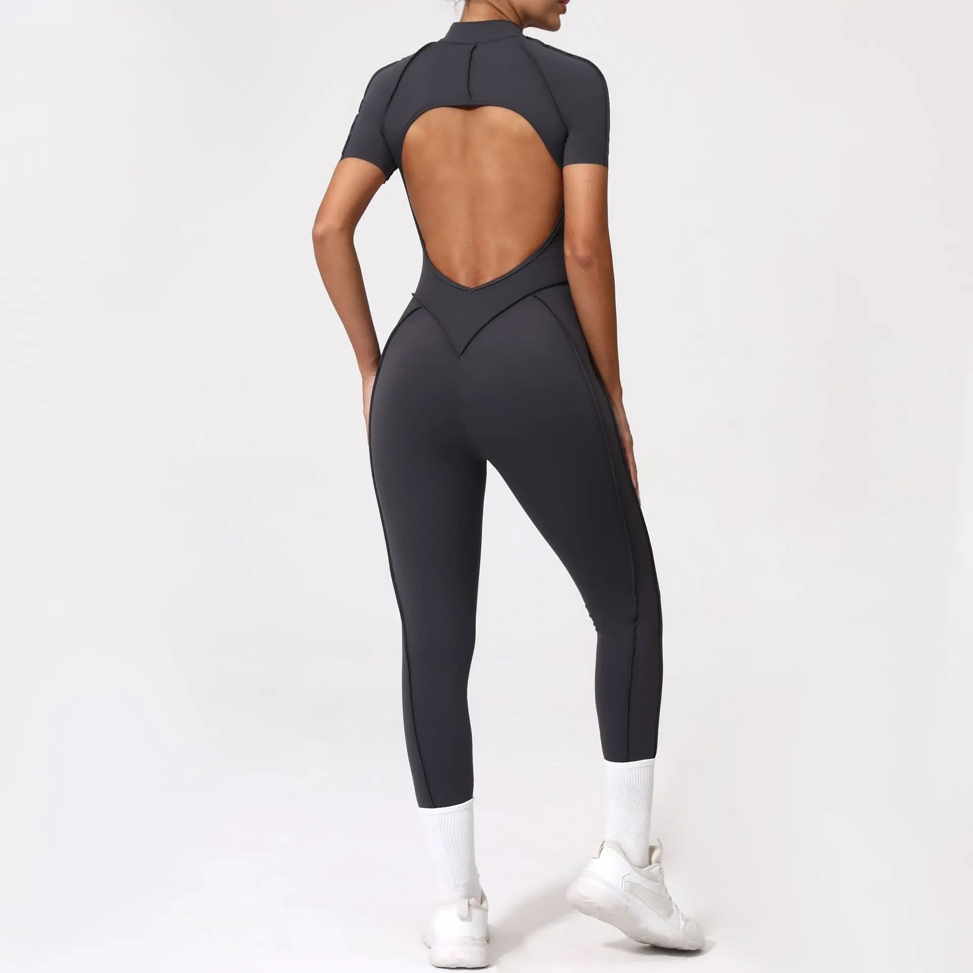 2025 New Style Women Yoga Apparel Workout Suit Gym Clothing Outdoors Sports Suit Short Sleeves Long Pants Suit Fitness Suit Set