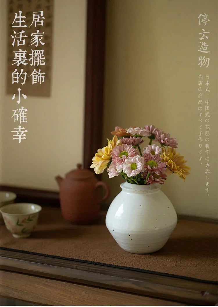 Aesthetic Ceramic Flower Vase Luxury Outdoor Tall Office Balcony Vases Pottery Vaso Decorativo De Luxo Decoration Home