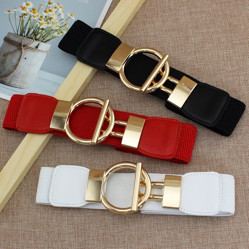 Elastic Waistband Slim Waist Cincher Skirt Waistband Elastic Belt Skirt Accessory
