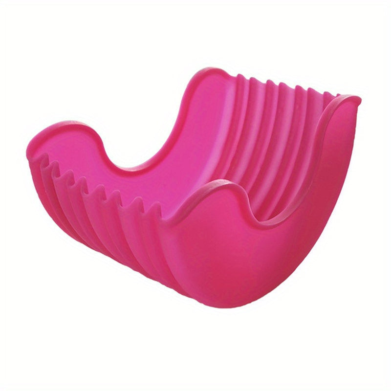 1pc/4pcs Reusable Expandable Hamburger Rack, Silicone Rack, Hamburger Tool Rack, Storage Rack, Kitchen Storage Box Use this expandable silicone burger rack to make delicious burgers easier!