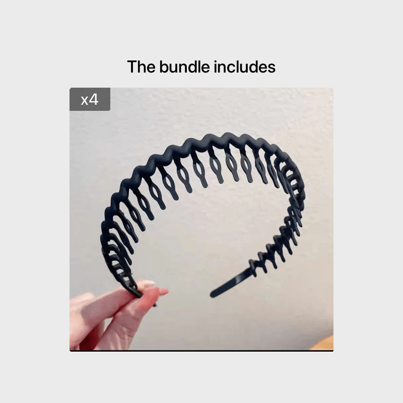 Colorful Matte Hairbands for Women with Anti-Slip Teeth, Easy And Versatile, Perfect for Holding Hair Back While Washing Your Face