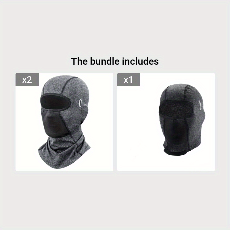 Breathable & Warm Motorcycle Riding Neck Gaiter - Adjustable Ear Loops, Full Face Coverage for Winter, Skiing, And Street Bikes, Skiing Accessory, Sleek Design, Flexible Fit