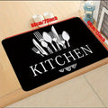 1 piece/black tableware, kitchen floor mat, bathroom carpet, living room, bedroom, and entrance common